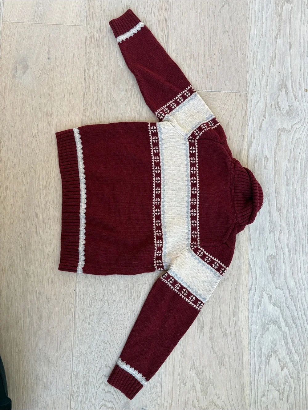 Janie and Jack warm maroon